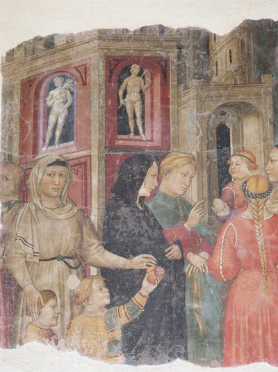 Détail des Capitani della Misericordia, 1386 - Niccolò Pietro di Gerini